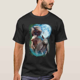3 Moon Armadillo Anteater Animal T-Shirt