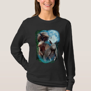 3 Moon Armadillo  Anteater Animal T-Shirt