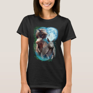 3 Moon Armadillo  Anteater Animal T-Shirt