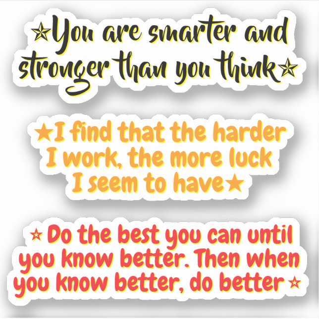 3 Motivational Quotes for Student | Inspirational  (Front)