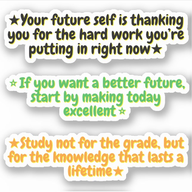3 Motivational Quotes for Student | Inspirational  (Front)