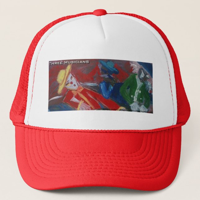 3 musicians trucker hat (Front)