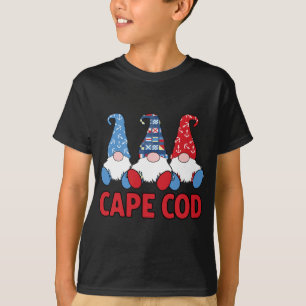 3 Nautical Sailing Nauti Gnomes Cape Cod MA The Ca T-Shirt