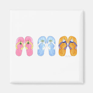 3 Pairs of Flip-Flops Magnet
