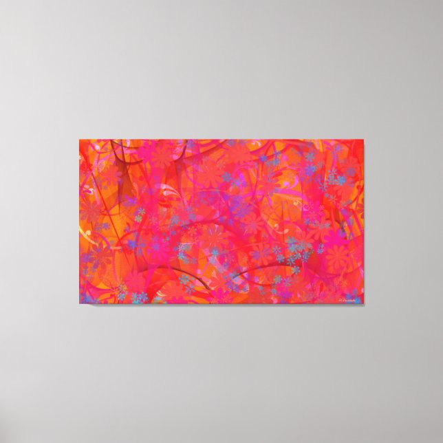 3-PANEL ART - JOY - ORANGES - CANVAS PRINTS GIFTS (Front)