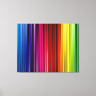 3-PANEL CANVAS ARTWORK - RAINBOW COLORS - GIFTS PRINT