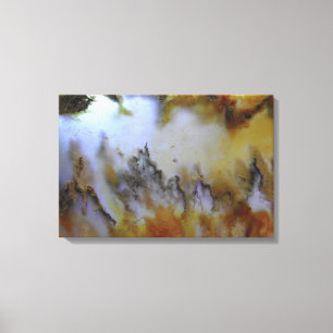 3 Panel Natural Mossy Agate Photo Canvas Print