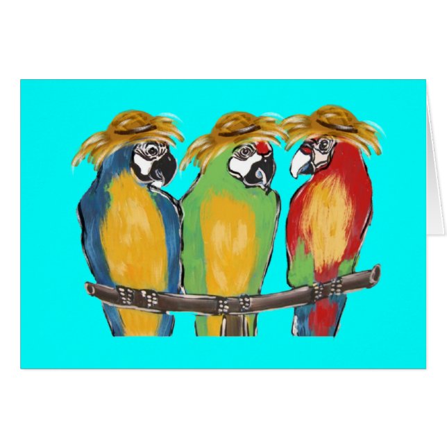 3 Parrots (Front Horizontal)