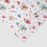 3 Pcs Tissue Name, Candy Snowman Christmas Pattern Tissue Paper<br><div class="desc">Trendy and cute design of snowman, sweets and candy pattern featured on this personalised tissue paper. Coordinating wrapping paper sheets in this collection. Change or remove the name using the simple Template provided. Printed on 10lb tissue paper, comparable to standard tissue paper. Use for decoupage, gift baskets, wrapping and much...</div>