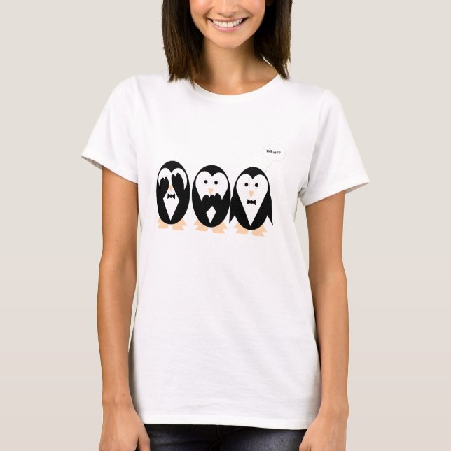 3 penguins women T-shirt (Front)