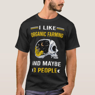 3 People Organic Farming Farm Farmer T-Shirt