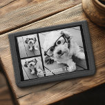 3 Photo Collage 2 Lines of Text -- CAN Edit Black Trifold Wallet<br><div class="desc">A fun way to capture memories and share them with friends. Add 3 photos and your favourite caption to make a cool gift for friends.</div>