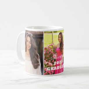 3 Photo Collage Graduation Coffee Mug