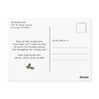 3 Photo Elegant Merry Christmas Botanical Holiday