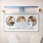 3 Photo Gallery Personalised Desk Mat<br><div class="desc">Elevate your workspace with our 3 Photo Gallery Personalised Desk Mat! Customise your desk area with cherished memories and a personal touch. Perfect for work or study spaces,  it adds a dash of personality to your productivity. Design your own today and make your desk your own canvas!</div>