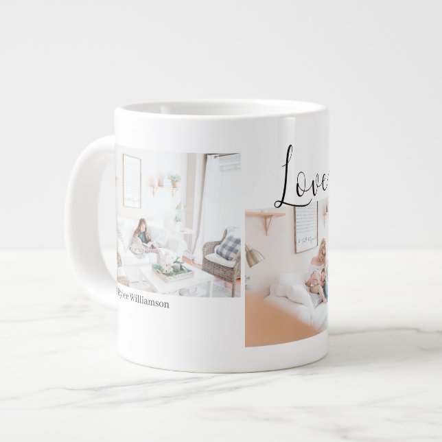 3 Photo Gift Mug (Front Left)