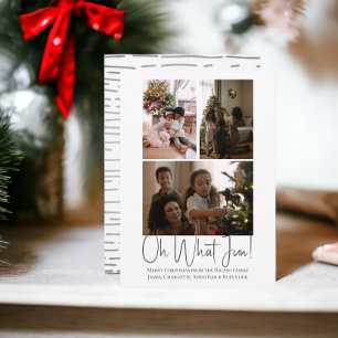 3 Photo oh What Fun Christmas template