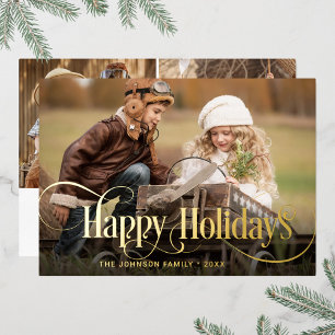 3 PHOTO Simply Elegant Sparkle Christmas Gold