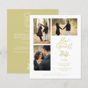 3 Photos Budget Gold Effect Fancy Branches Wedding