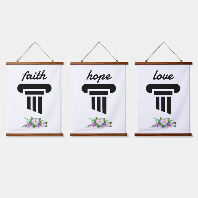 3 Pillars of Christian Tapestry (Triple)