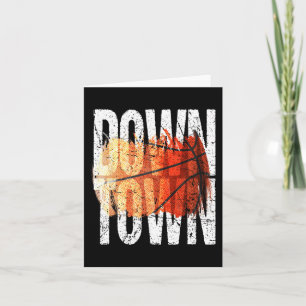 3 Point Shot Basketball Graphic - Downtown  Card