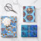 3 Pretty Happy Hanukkah Wrapping Paper Gift Wrap