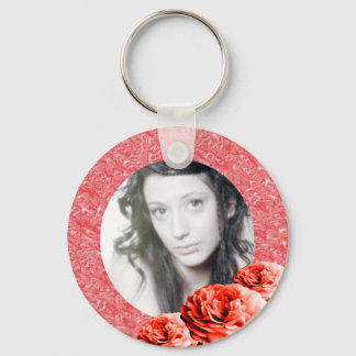 3 Roses/Photo Key Ring