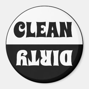 3" Round Dishwasher Clean Dirty Indicator Magnet