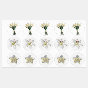 3 ROW WHITE STICKERS