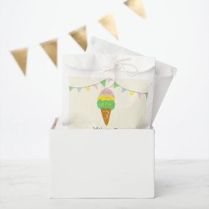 3 Scoops of Fun 3rd Birthday Ice Cream Party  Favour Bags