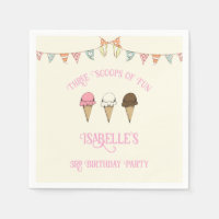 3 Scoops of Fun 3rd Birthday Ice Cream Party