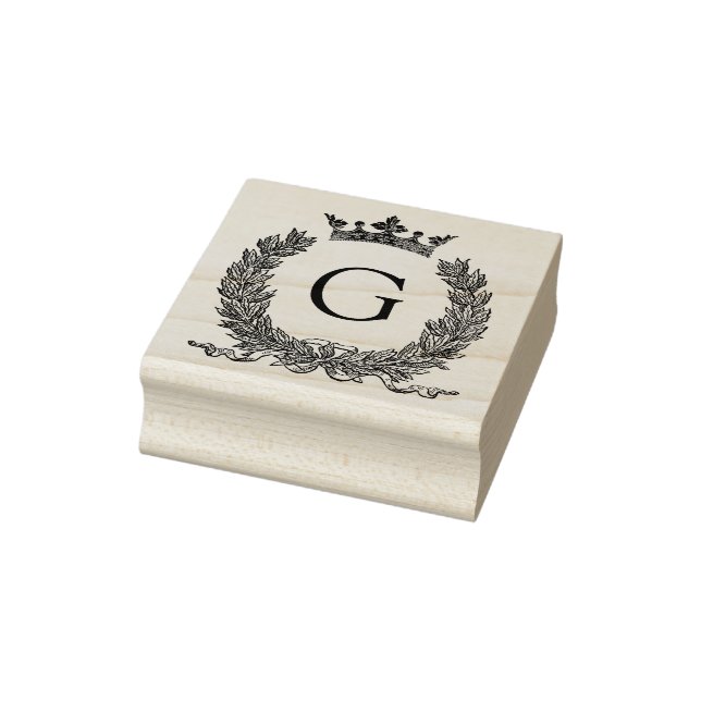 3 sizes rubber stamp Monogram Initial Letter G (Stamp)