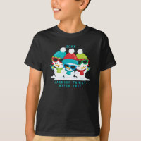 3 Snowmen Christmas Winter Family Custom Text 