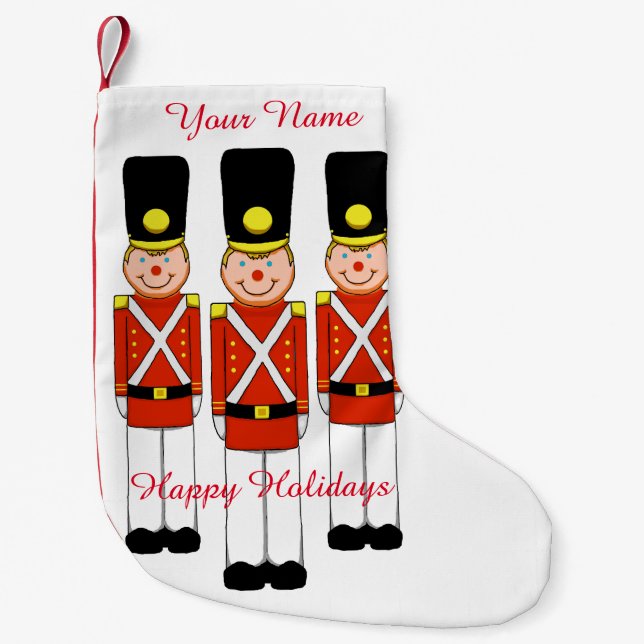3 Soldier Christmas Stocking (Customisable) (Front)