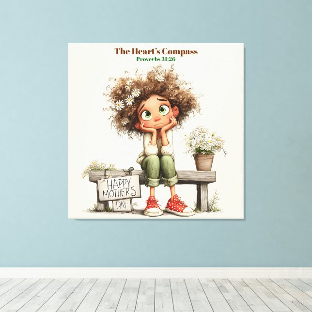 #3 Special Mum (Keepsake) Canvas Print (Insitu(Wood Floor))