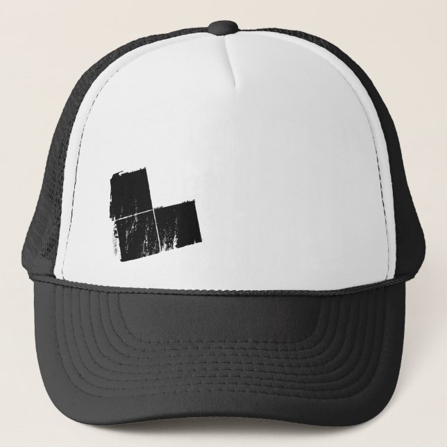 3 Sqr. Trucker Hat (Front)