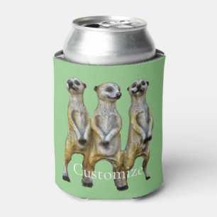 3 Standing Meerkats Thunder_Cove  Can Cooler
