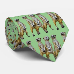 3 Standing Meerkats Thunder_Cove Tie