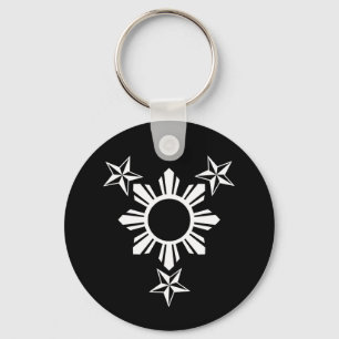 3 Stars and Sun Key Ring