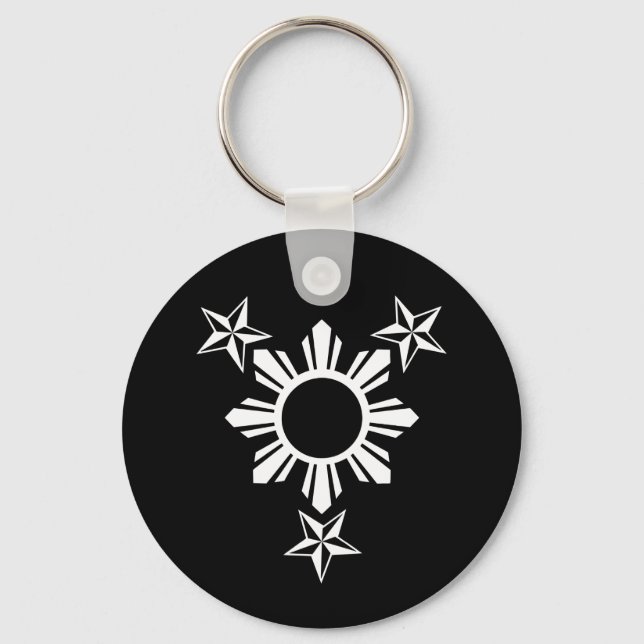 3 Stars and Sun Key Ring (Front)