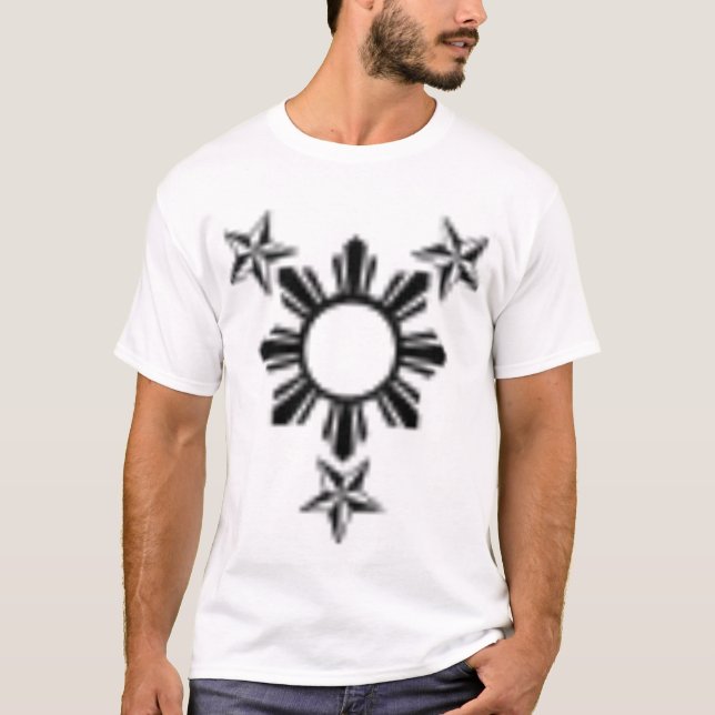 3_stars_and_sun T-Shirt (Front)