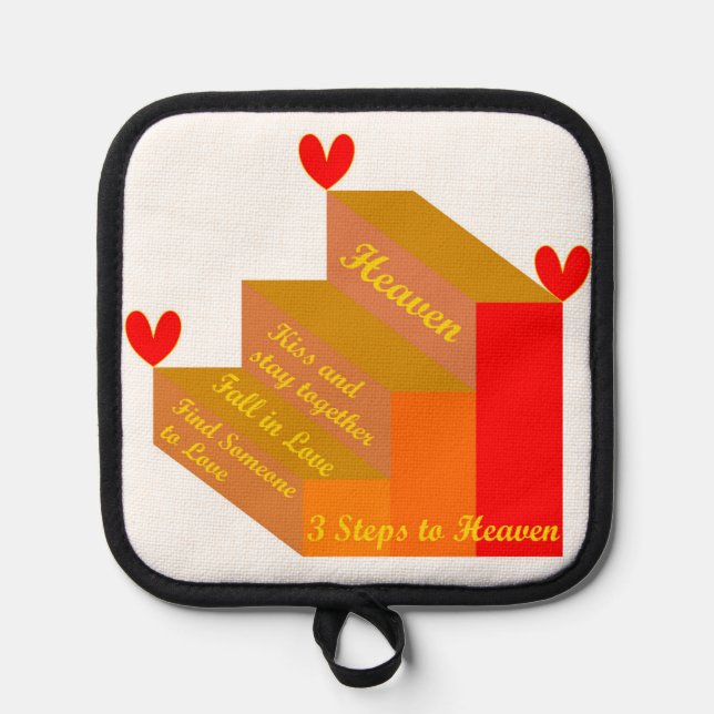 3 Steps to Heaven Cutting Board Pot Holder (Front)