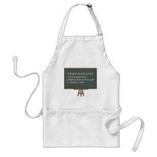 3 Things I Learned In School Standard Apron
