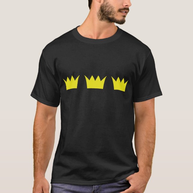 3 three king crowns T-Shirt (Front)