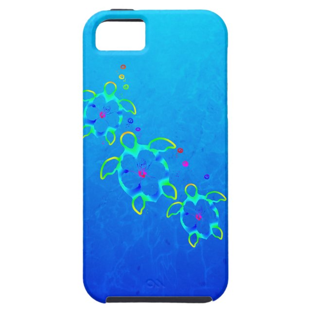 3 Tie Dyed Honu Turtles Case-Mate iPhone Case (Back)