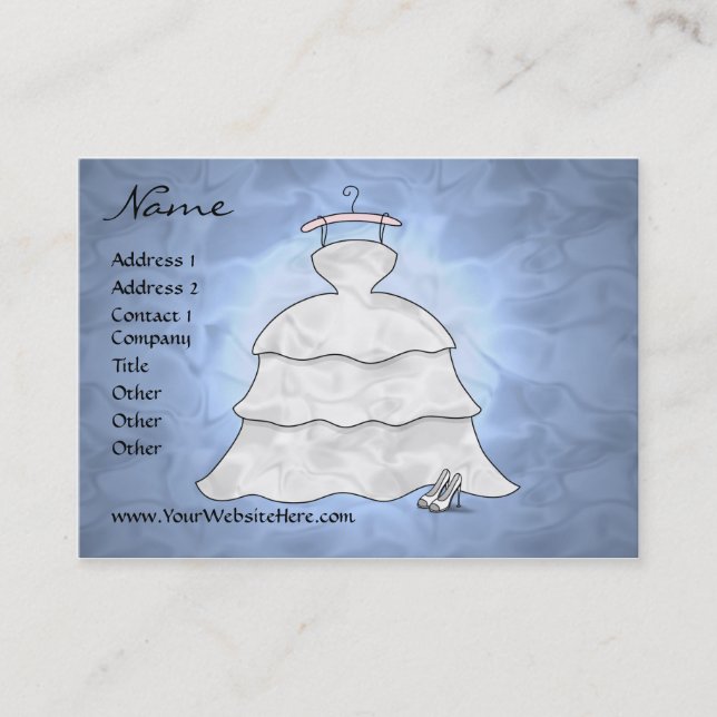 3 Tier Taffeta Business Card (Front)