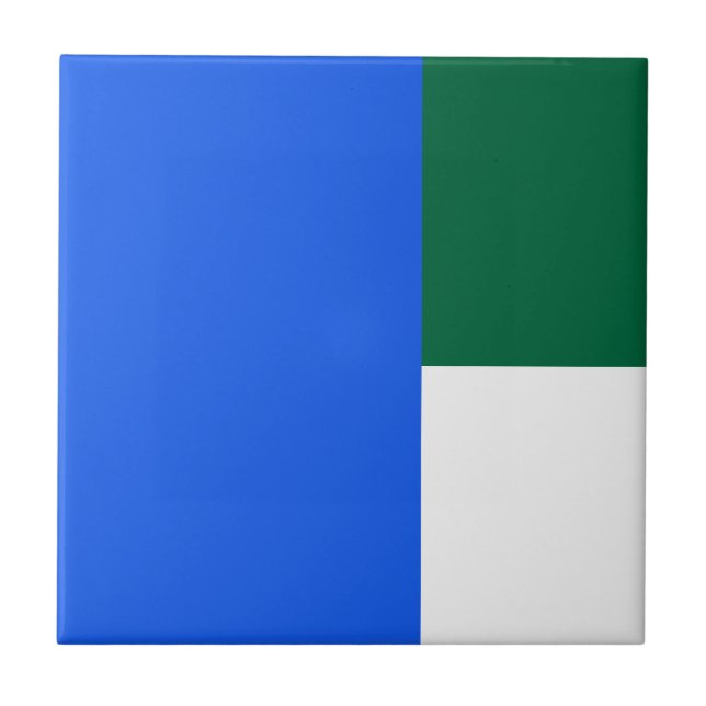 3 Tone Ceramic Tile, Small (4.25" x 4.25") Tile (Front)