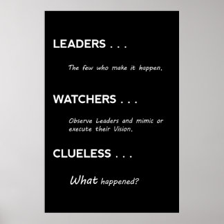 3 TYPES of PEOPLE . . . Poster