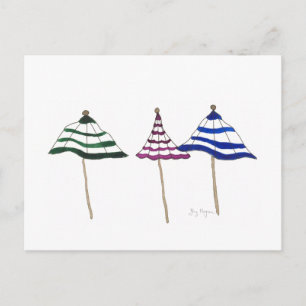 3 Umbrellas Postcard