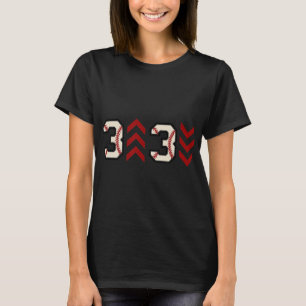 3 up 3 down Three Up Three Down Baseball Softball T-Shirt